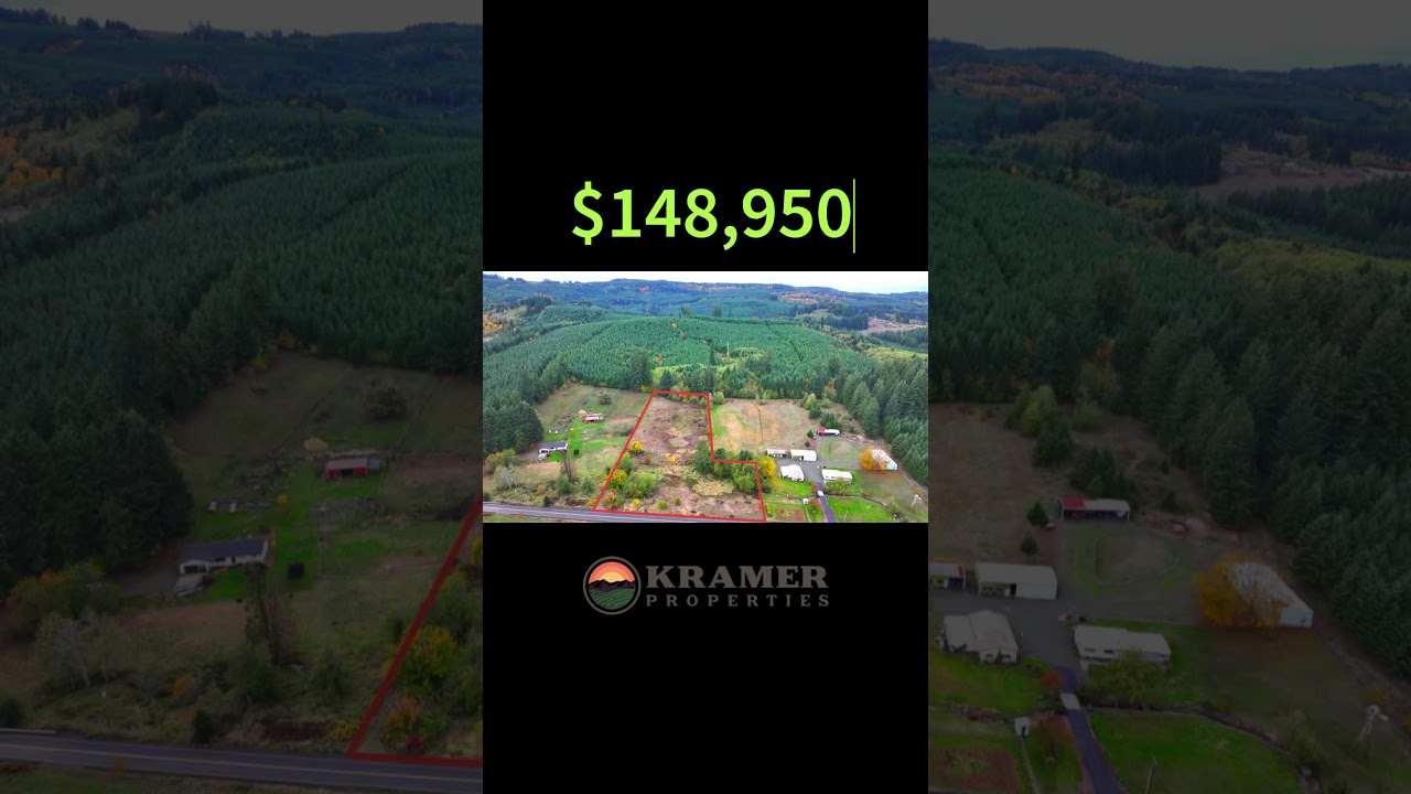 3.96-Acre Parcel | Lewis County, WA  #realestate #offgrid #offgridliving #landforsale