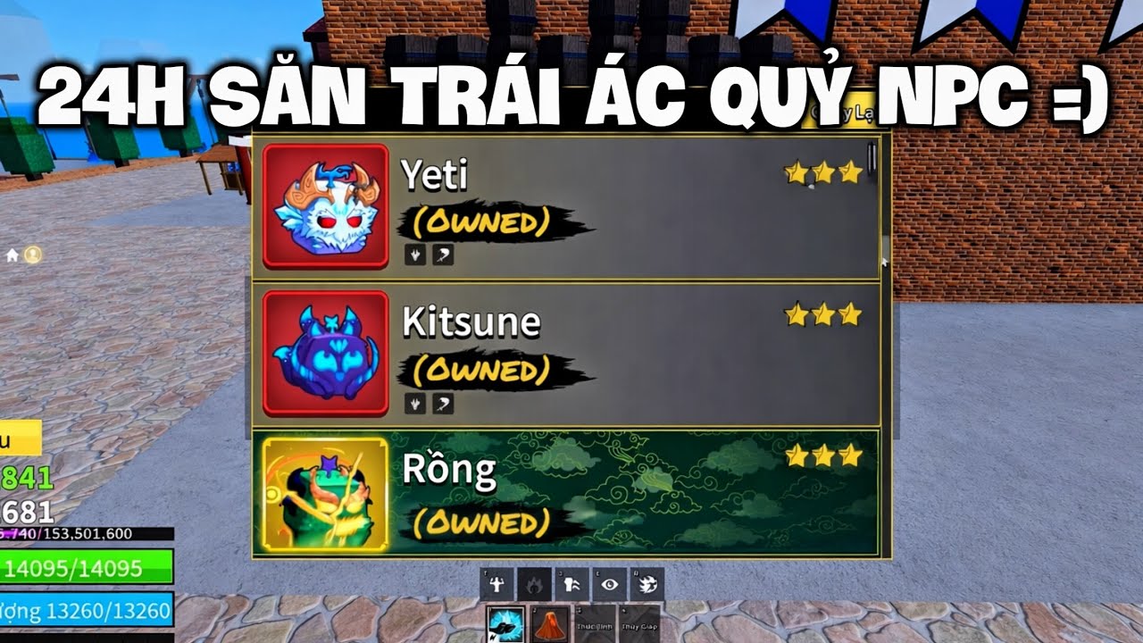 24H CÀY BELI SĂN TRÁI ÁC QUỶ NPC & NÂNG CẤP ACC ROBLOX EM GÁI