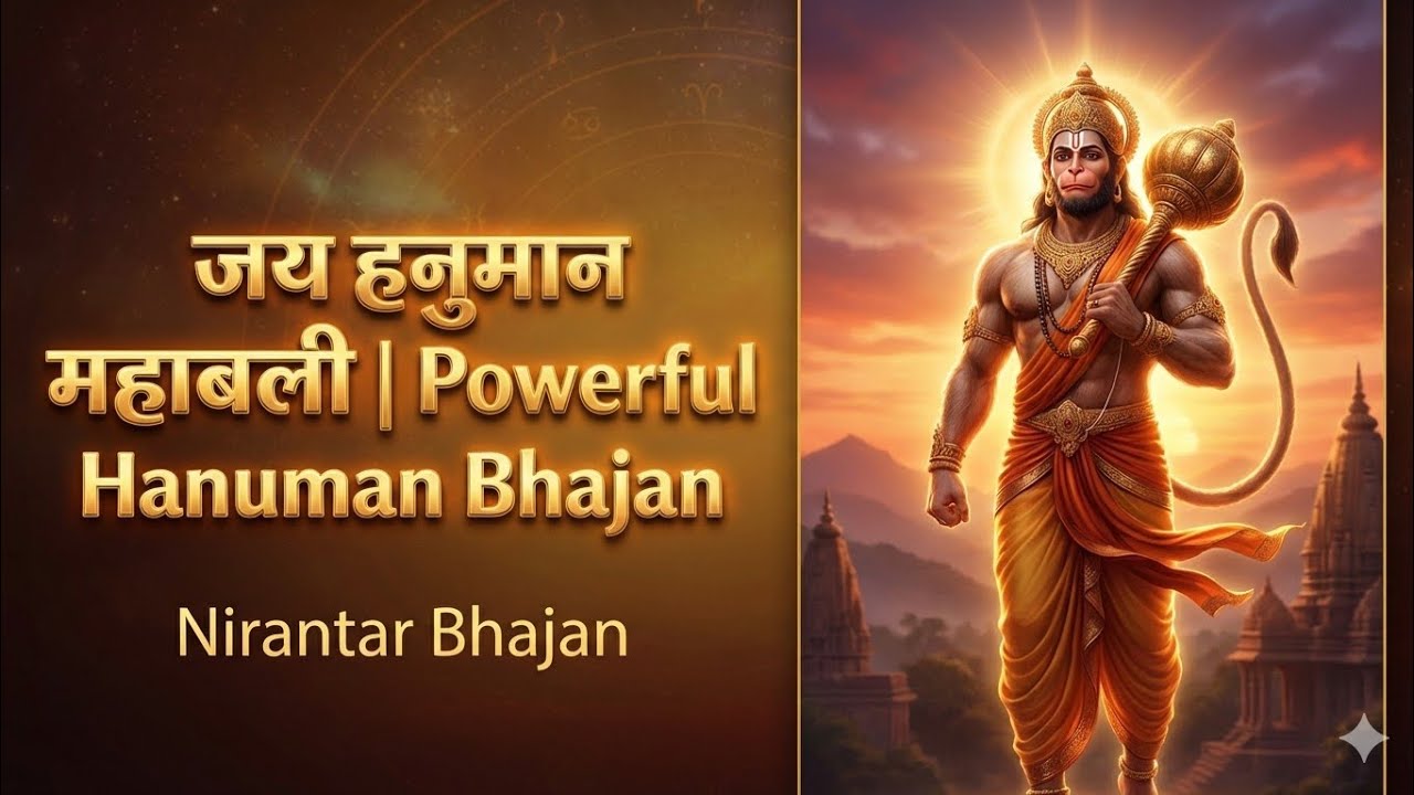 जय हनुमान महाबली 🚩 | Tuesday Special Hanuman Bhajan | बजरंगबली भक्ति गीत | Nirantar Bhajan