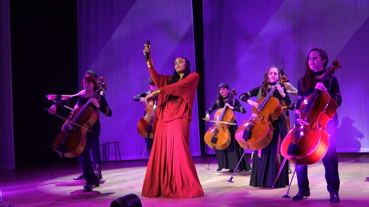 Imany voodoo cello # Don't be so shy cover Imagine Dragons @ BOZAR Brussels 11 10 2022 live
