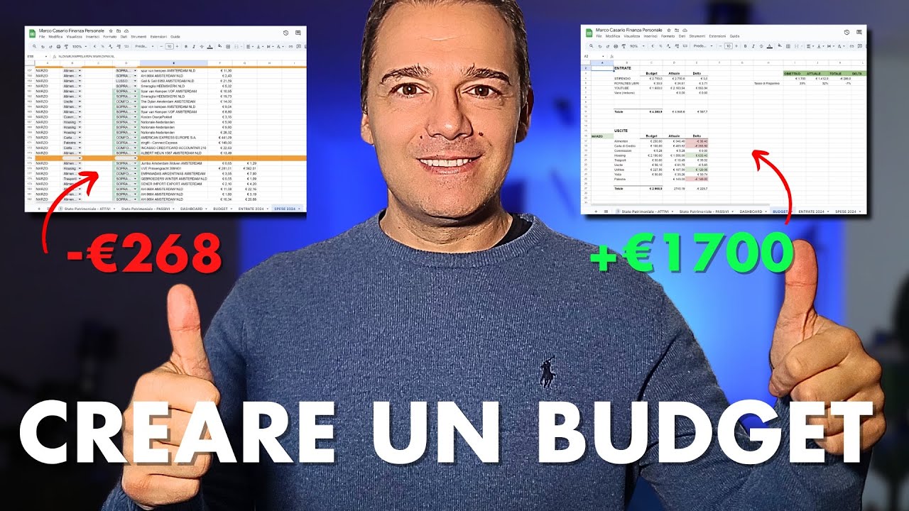 Come usare il BUDGET per Aumentare i RISPARMI mensili