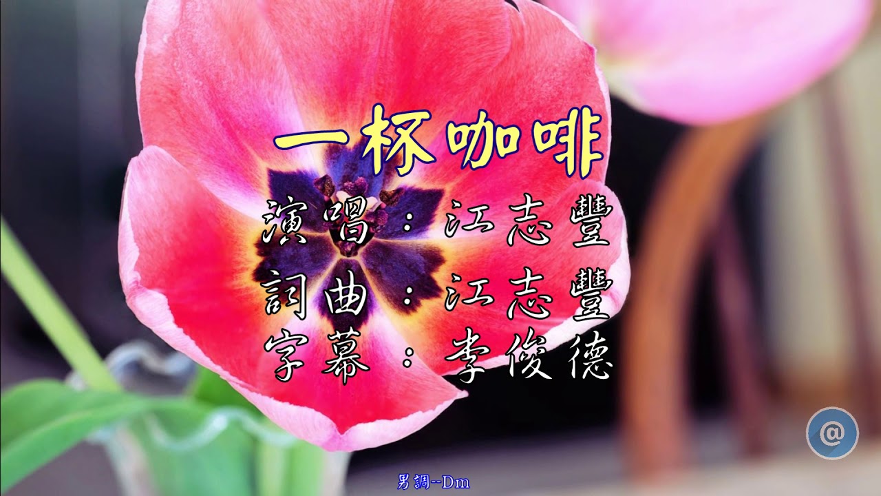 一杯咖啡~江志豐~男Dm~練唱