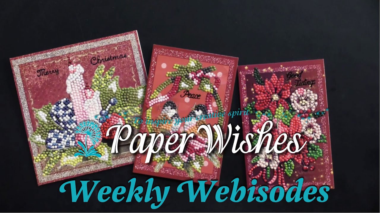 Easy & Fun Christmas Diamond Painting Cards by Dotty Designs