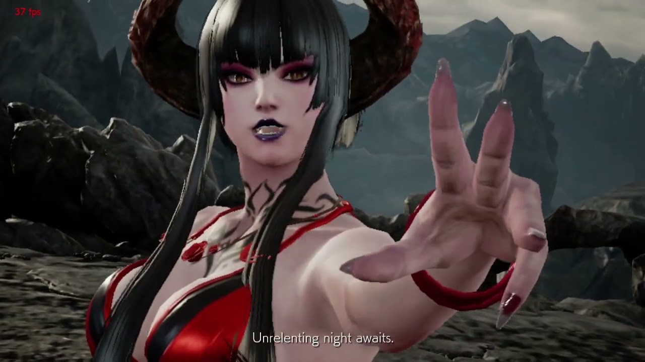 Tekken 7 yoshimitsu OniKillered Eliza Vamp Bikini Precipice of Fate Stage