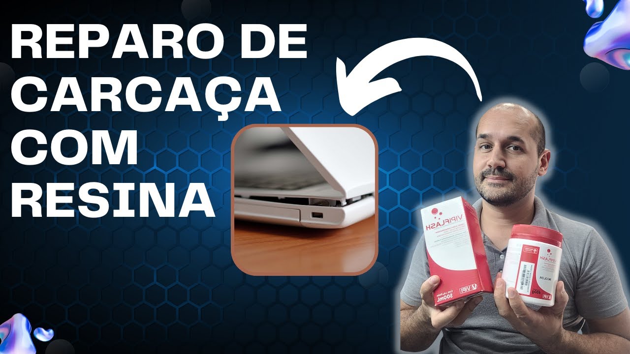 COMO FAZER REPARO DE CARCAÇA DE NOTEBOOK COM RESINA ACRILICA !!!!
