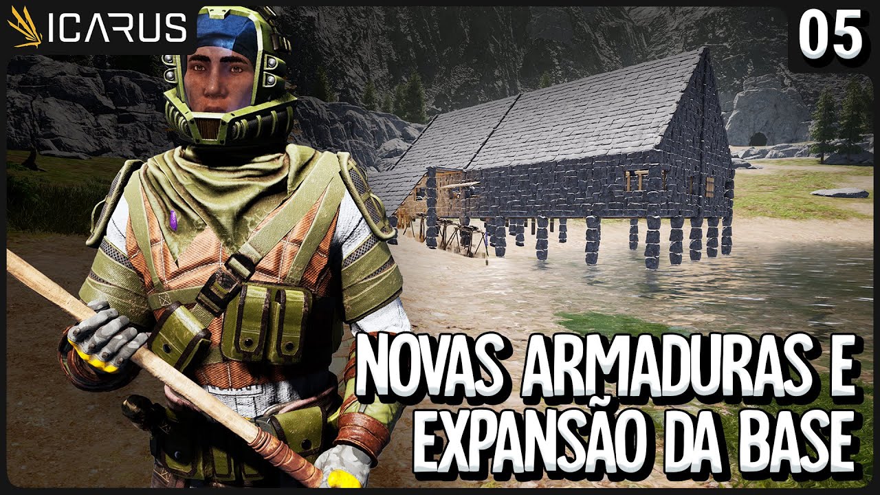Novas Armaduras (caçador) e Expansão da Base - ICARUS