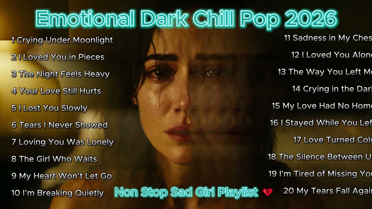 Non Stop Sad Girl Playlist 💔 | Emotional Dark Chill Pop 2026