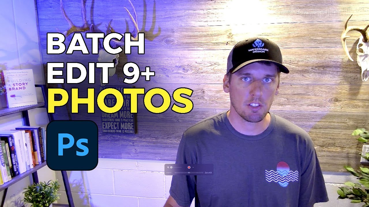 How to Batch Edit 9+ Photos in 1 Minute - Photoshop 2025 Tutorial