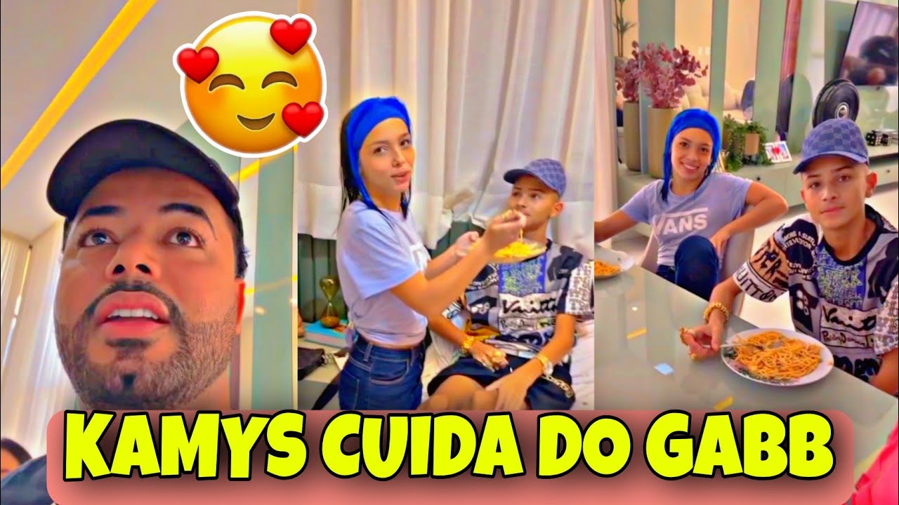 KAMYLINHA ESTA MUITO APAIXONADA POR GABB MC😱DEU COMIDA NA BOCA DELE🥹ELA FOI PRA ESCOLA🤭