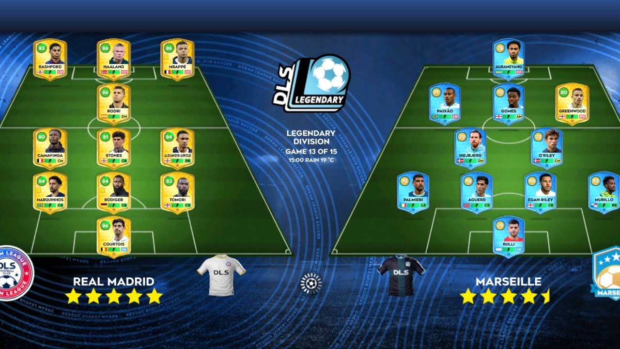 DLS26 REALMADRID VS SUNDERLAND VS MARSEILLE