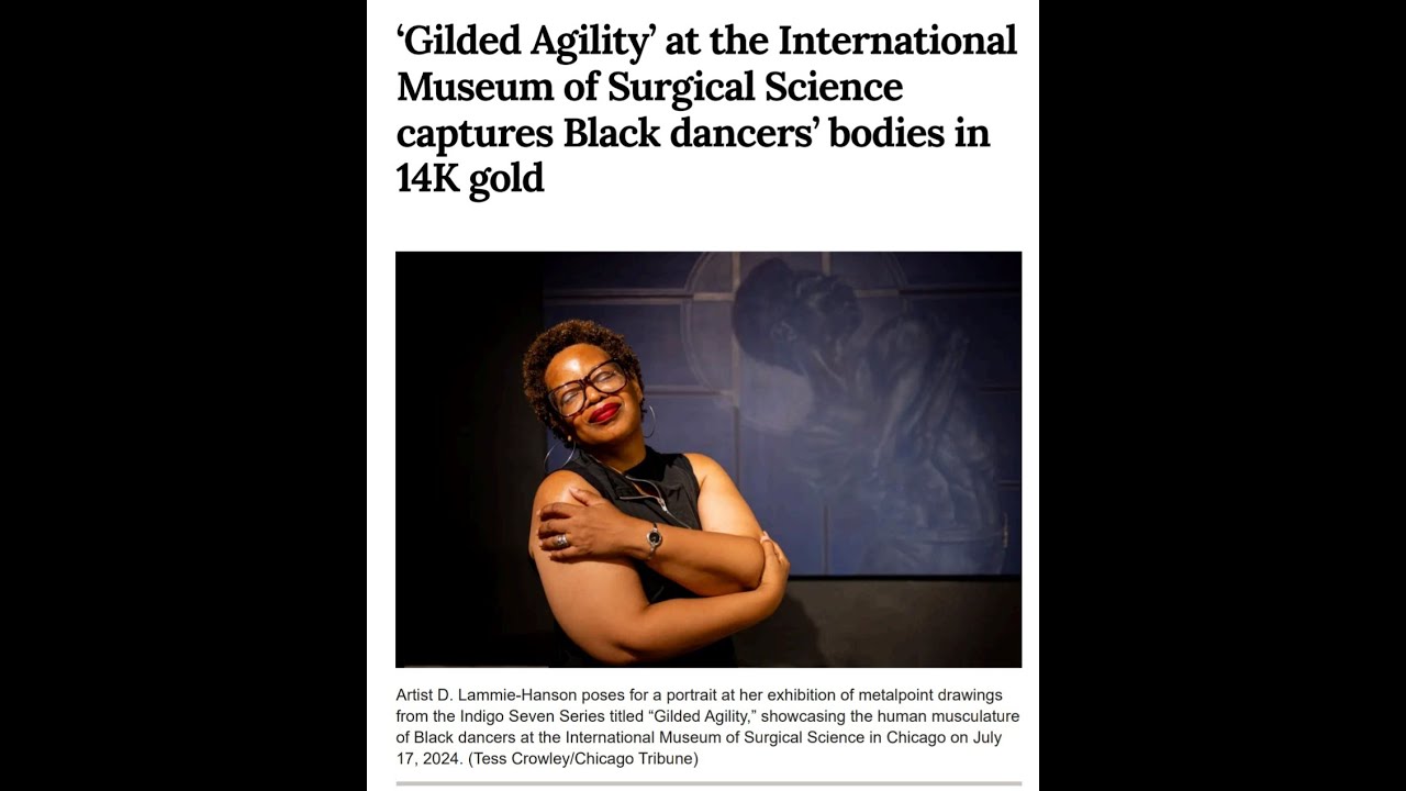 Chicago Tribune - D. Lammie-Hanson's Gilded Agility exhibit at IMSS