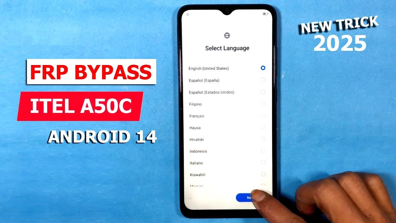 How to Itel A50c Frp Bypass Without Pc 2025 || How to Bypass Frp Lock on Itel A50c Android 14