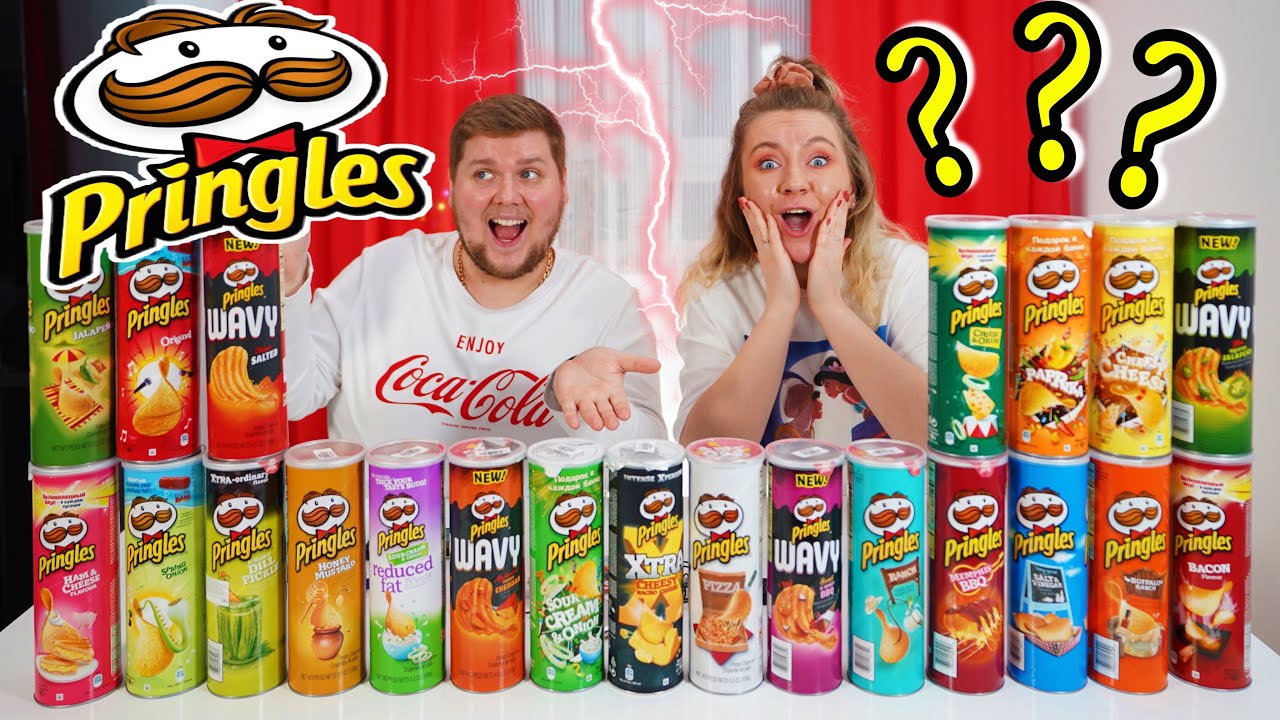 PRINGLES CHALLENGE! 22 ВКУСА ЧИПСОВ! ПОПРОБУЙ УГАДАЙ Вкус Челлендж!