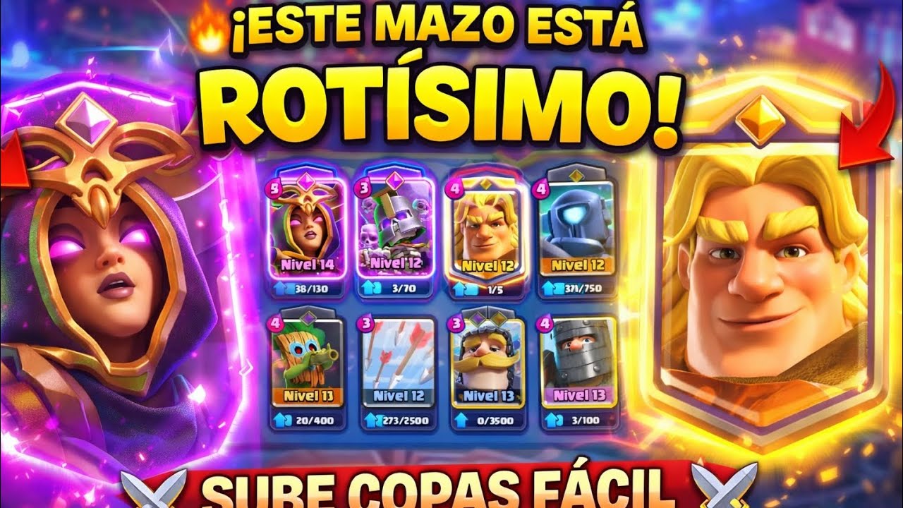Este mazo está ROTÍSIMO | Subiendo copas fácil/#clashroyale 