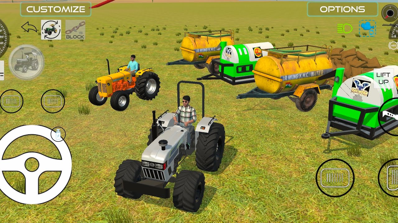 TANKY WITH THRESHOR WITH TRACTORS FROM STUCK IN MUD 🚘🚔🚍🚘