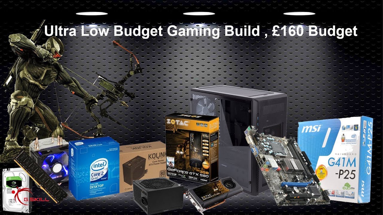 Ultra Budget Gaming Build, Gaming under &pound;160 @1080P