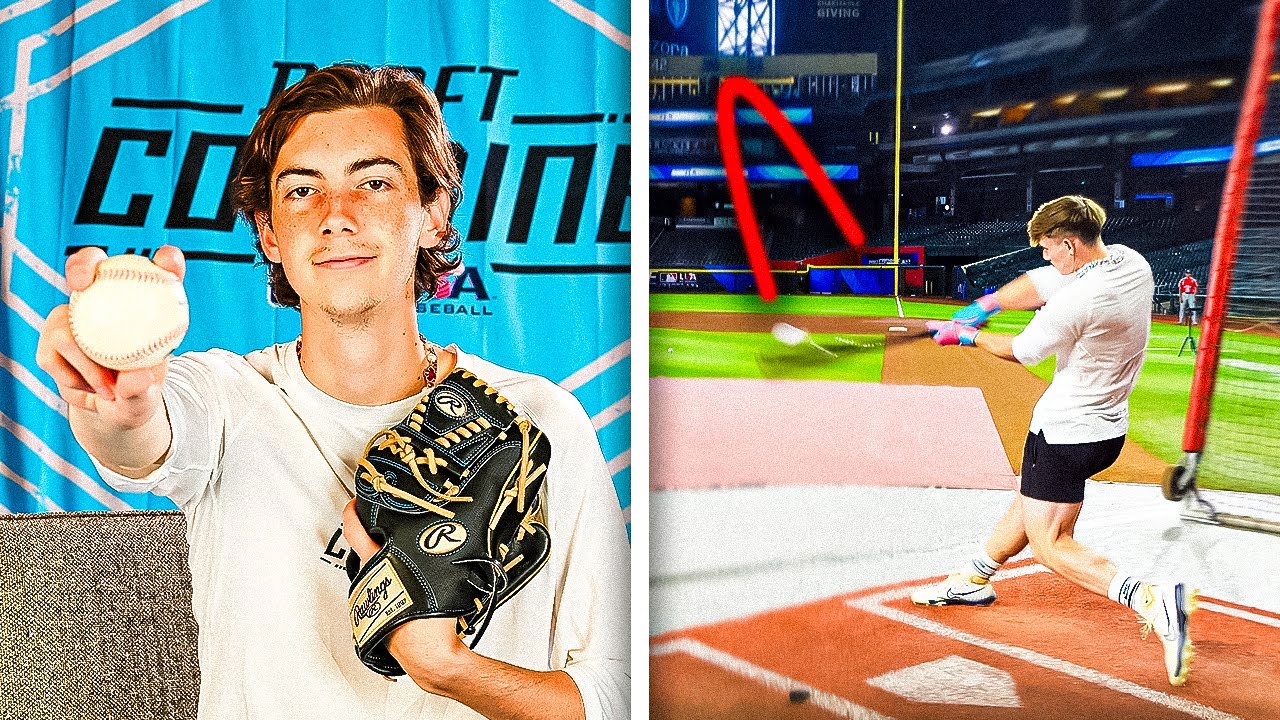 We Tried Out At The MLB Draft Combine…