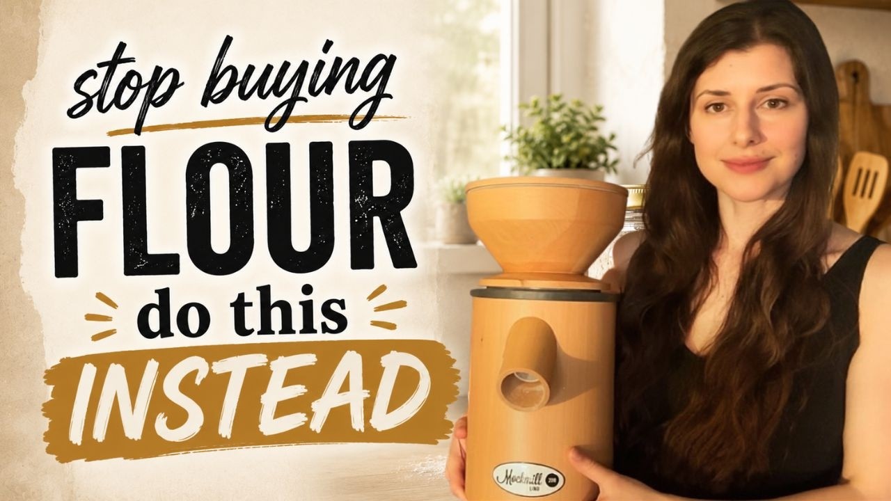 How to Mill Fresh Flour at Home | Simple Guide for Beginners