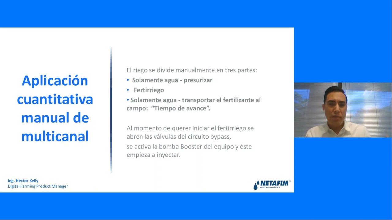 Curso en línea: Equipos de inyección de fertilizante