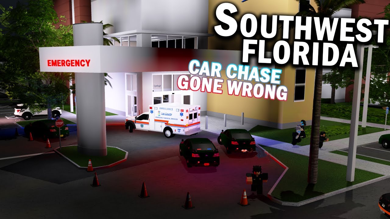 (GONE WRONG) HUGE POLICE CHASE!! || ROBLOX - Southwest Florida Roleplay