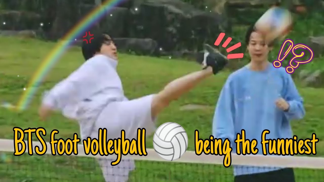 BTS foot volley ball being the most funniest ever #IntheSoop2 #RM #Jin #Suga #J-Hope #Jimin #V #JK