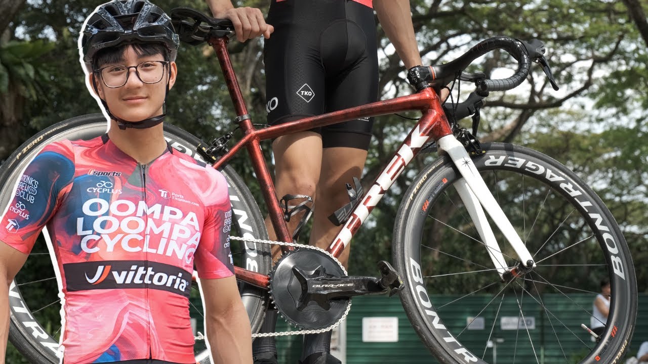 Jacob's Custom Painted Domane AL | Oompa Loompa Cycling