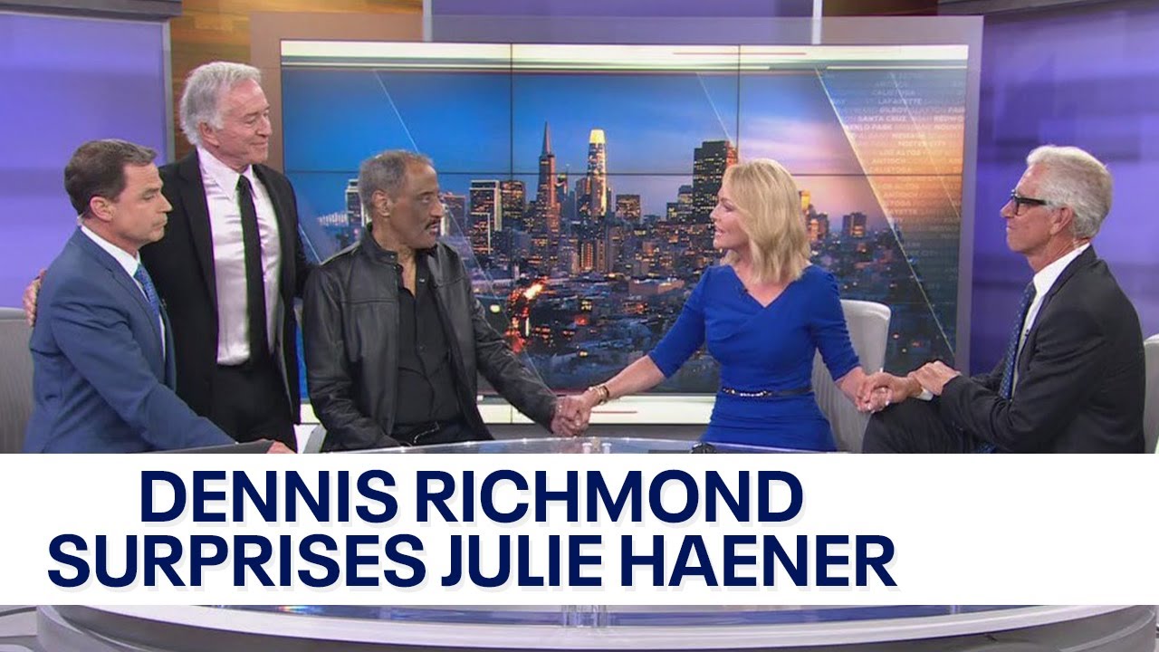 Dennis Richmond surprises Julie Haener during final KTVU broadcast | KTVU