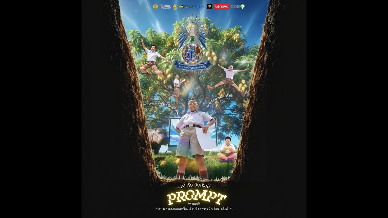 รางวัลชนะเลิศ l PROMPT (พรอมต์) l AI กับวัยเรียน l ภาพยนตร์สั้น ศิลปหัตถกรรมนักเรียน ครั้งที่ 73
