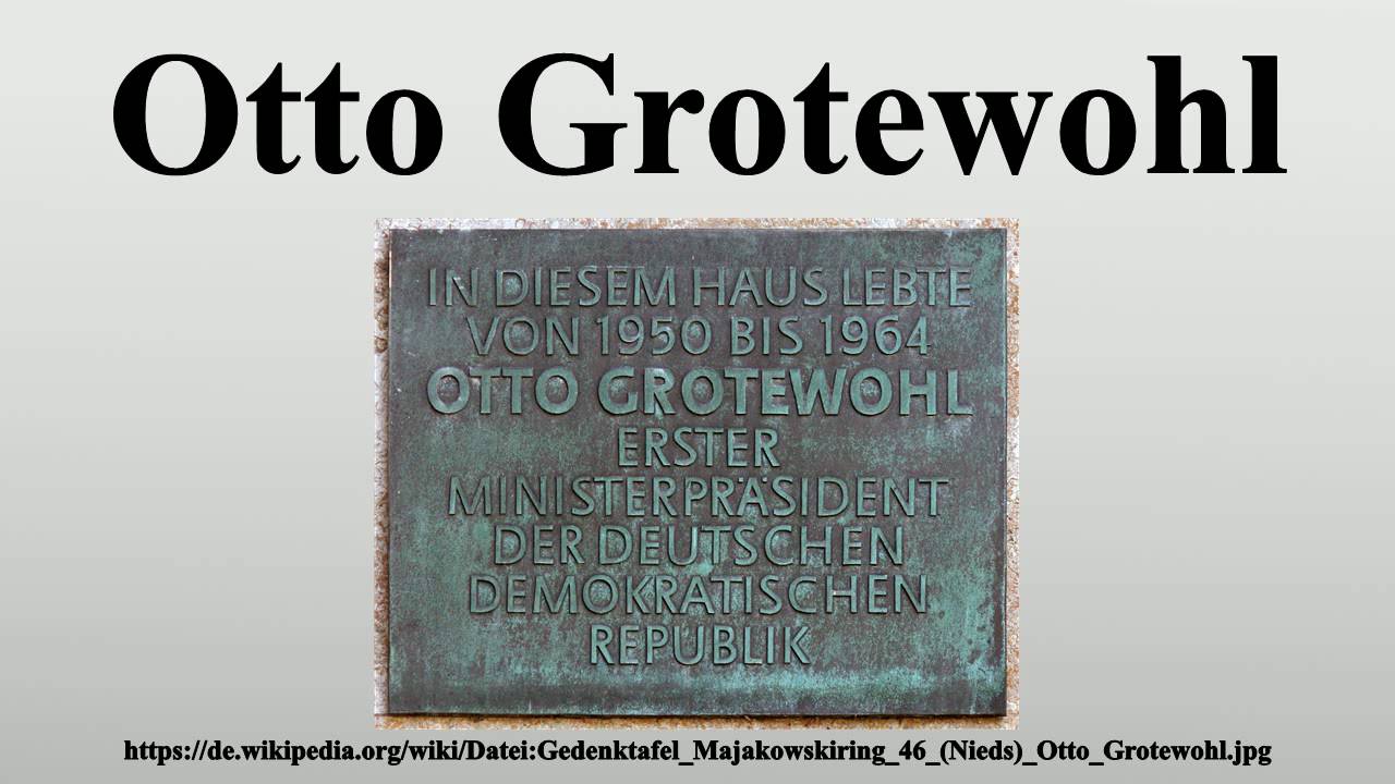 Otto Grotewohl