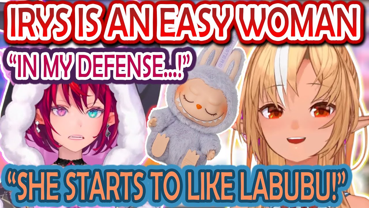 Flare Calls IRyS Easy After She Falls in Love With Labubu Flare Gave + IRyS' Reaction