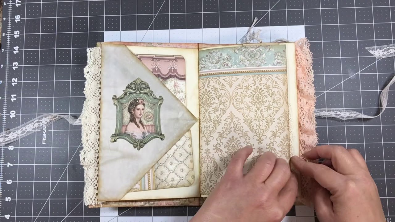 Princess themed junk journal flip through