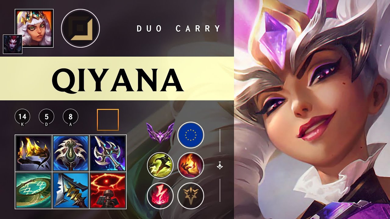 Qiyana ADC vs Ashe - EUW Master Patch 26.02