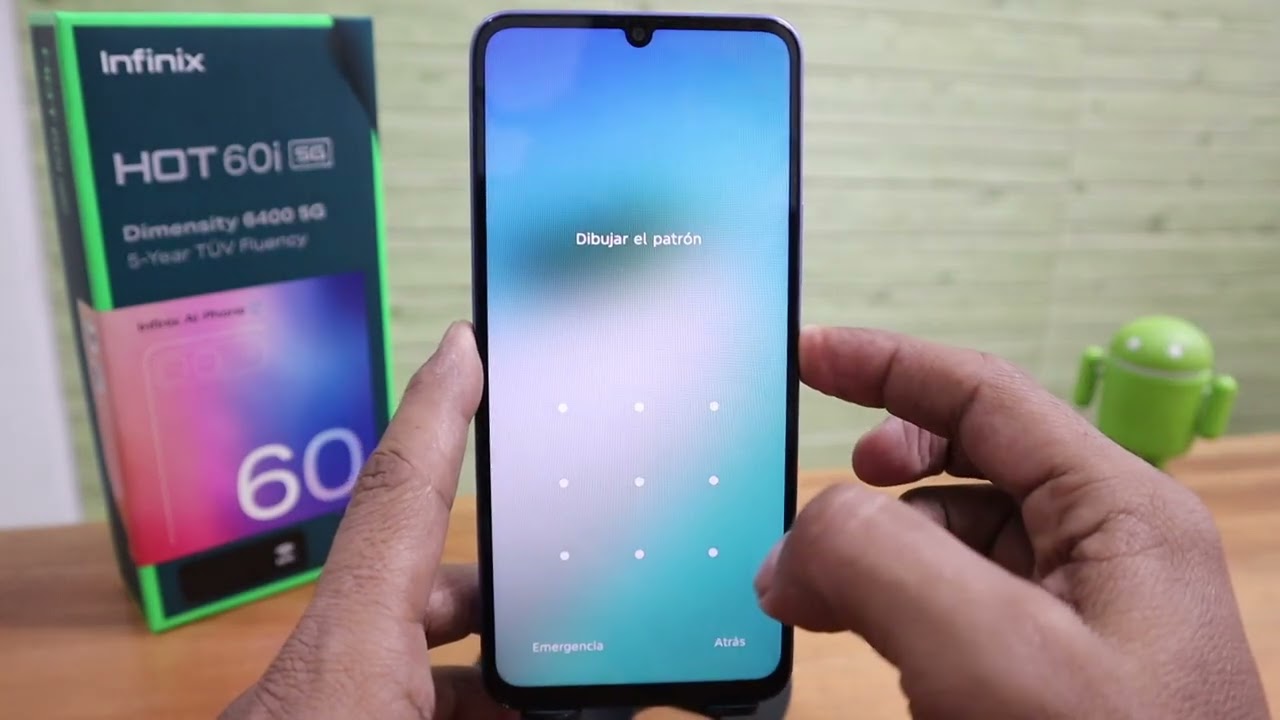 INFINIX HOT 60i 5g [ COMO FORMATEAR ]  HARD RESET - quitar bloqueo de pantalla