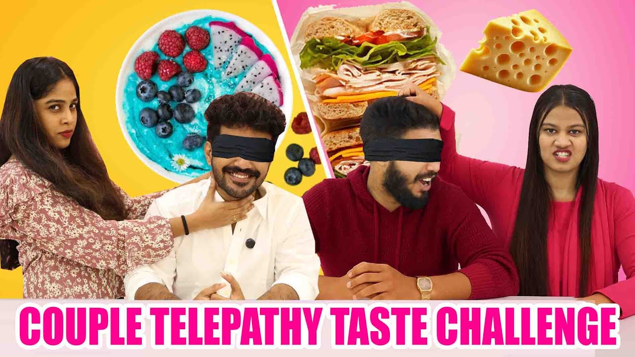 COUPLE TELEPATHY TASTE CHALLENGE 🤩 | ആർക്കാണ് പൊരുത്തം 😂 | PULLOTHI