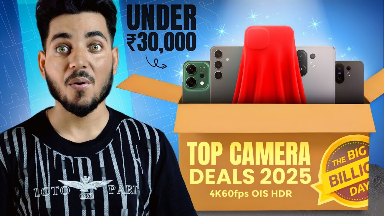 Top 5 Best Camera Phones Under ₹30,000 in Big Billion Days Sale 2025🔥