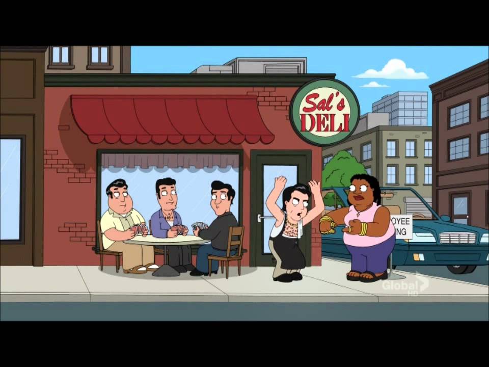Italian Male, Black Woman and a Flock of Jews