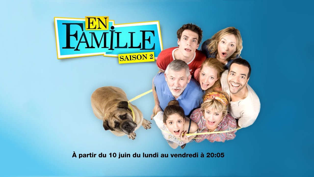 Visite des plateaux de la série En Famille