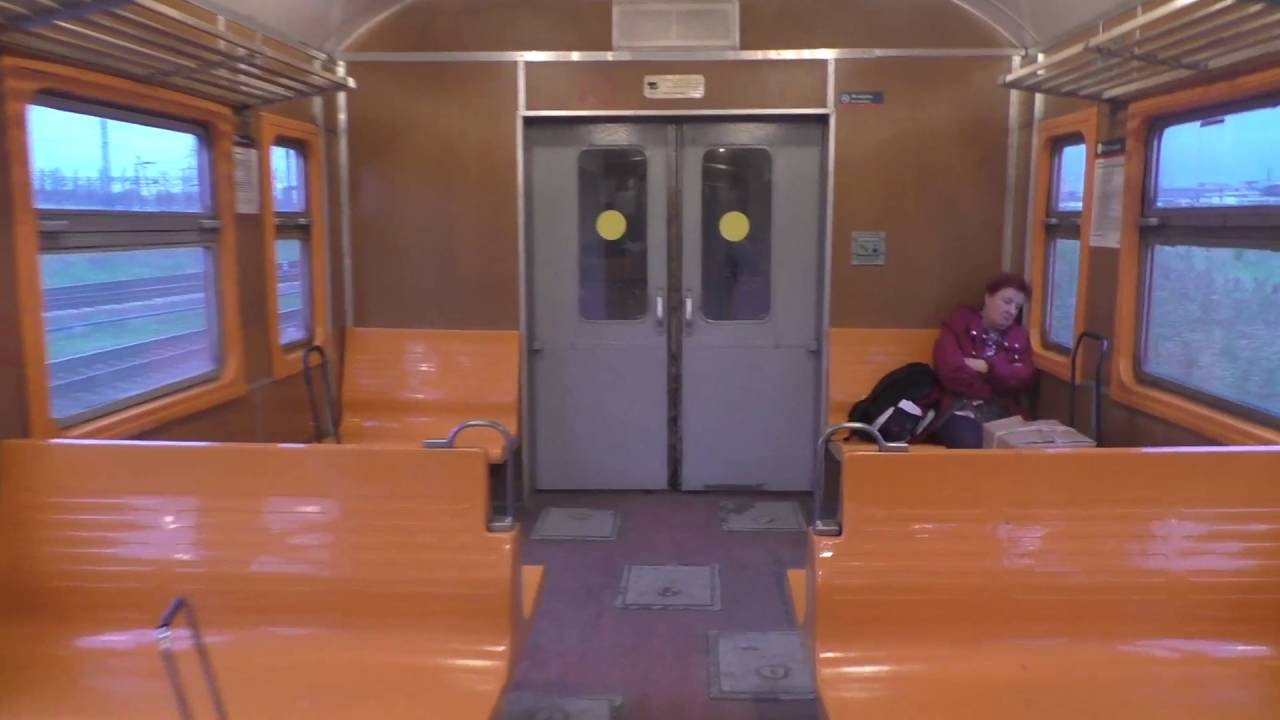 Электропоезд ЭТ2М-035 + прогулка по салону