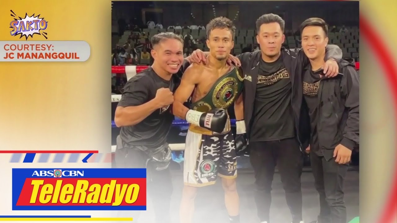 Manager ng current Pinoy World Boxing Champions, JC Manangquil Boxing Manager of the Year na