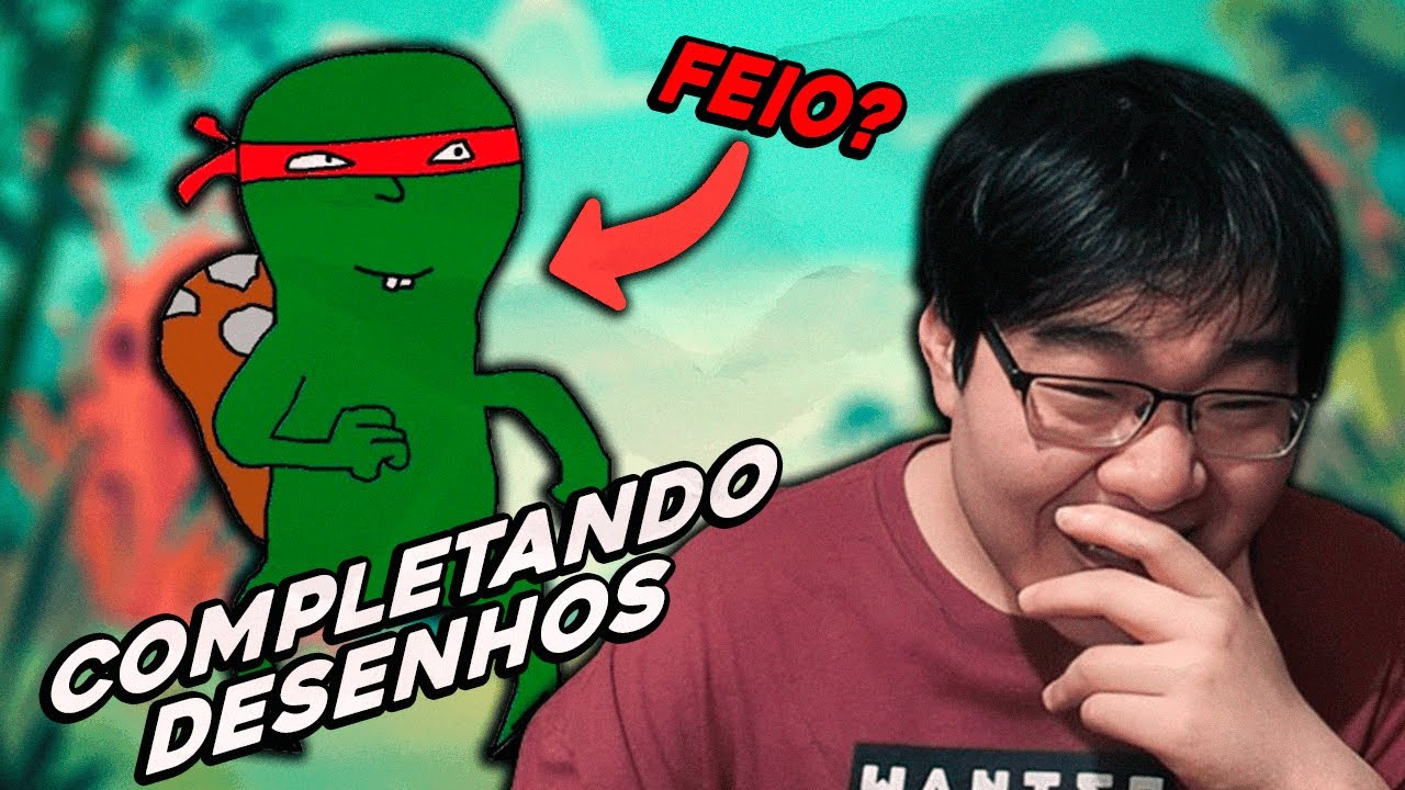 COMPLETANDO DESENHOS COM AMIGOS (ft. Scottonauta, Ycaro e Keller)