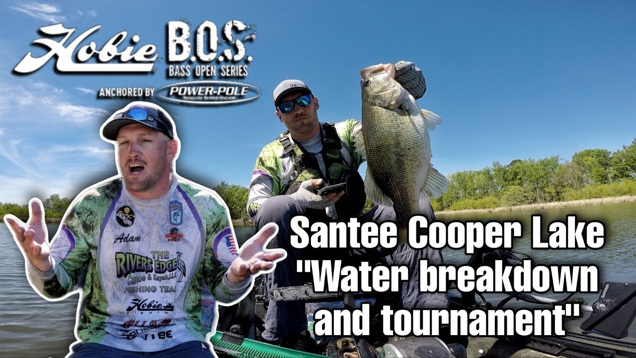 Hobie Bass Open Kayak Tournament - Santee Cooper 2023 (My crappy performance and lake breakdown)