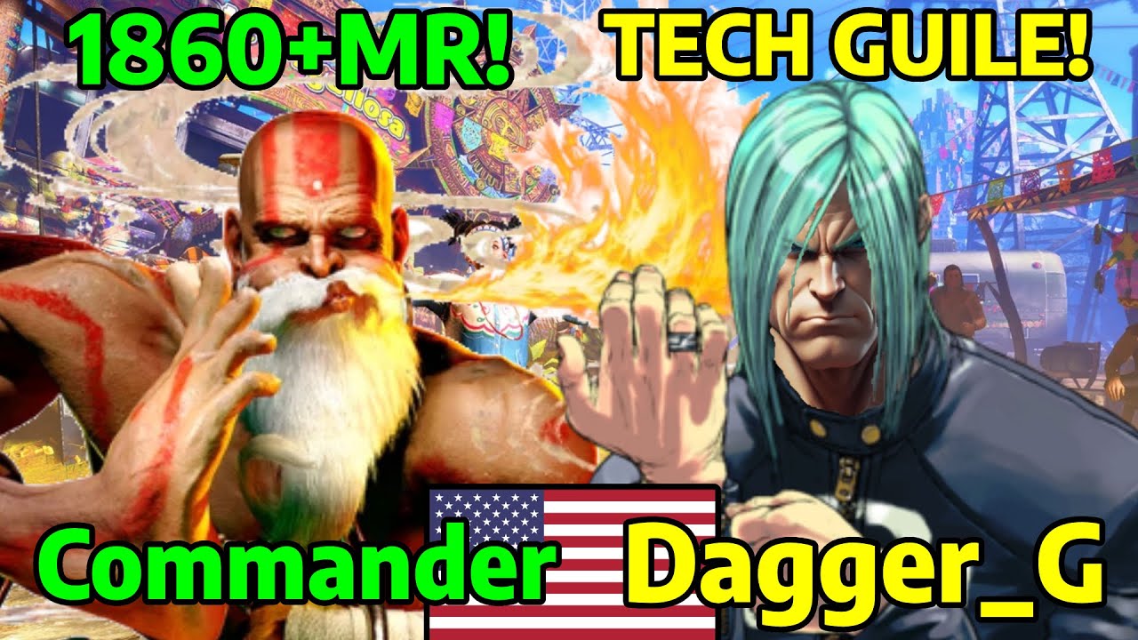 🔥 STREET FIGHTER 6 ➥ Commander (DHALSIM ダルシム) VS. Dagger_G (GUILE ガイル) MASTER RANKS 🔥
