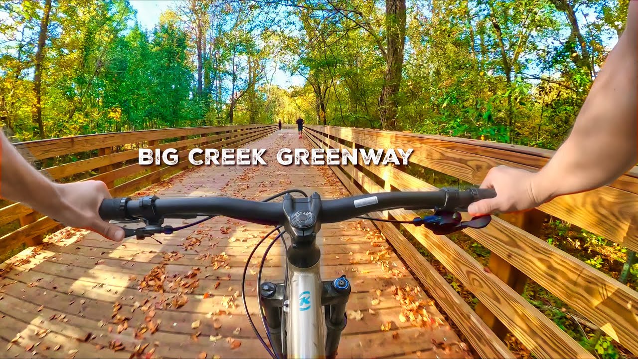Biking Many Miles in Early Fall | Big Creek Greenway (Cumming, GA)
