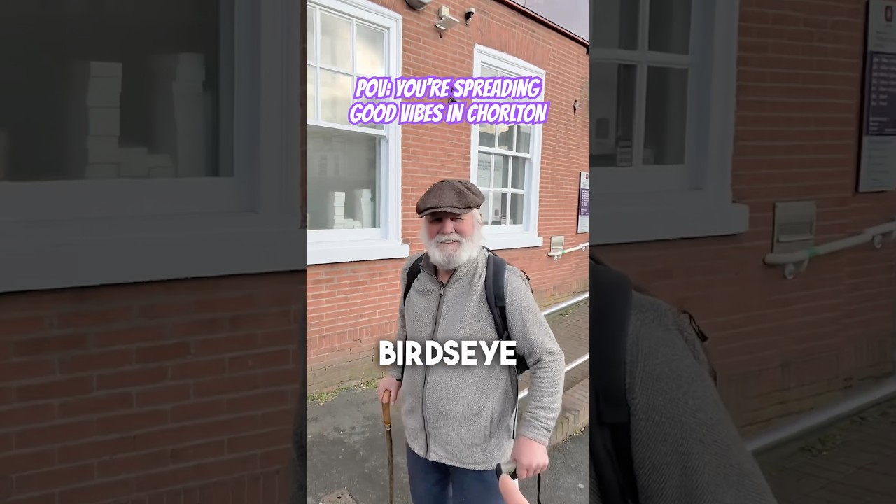 POV: YOU&rsquo;RE SPREADING GOOD VIBES IN CHORLTON 😎 #pov #goodvibes #positivity