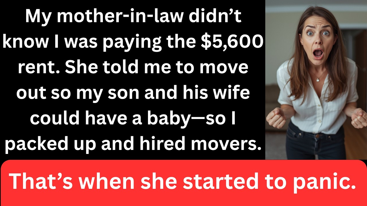 My MIL told me to move out when my husband’s first child is born—she doesn’t know I pay $5,600 in.