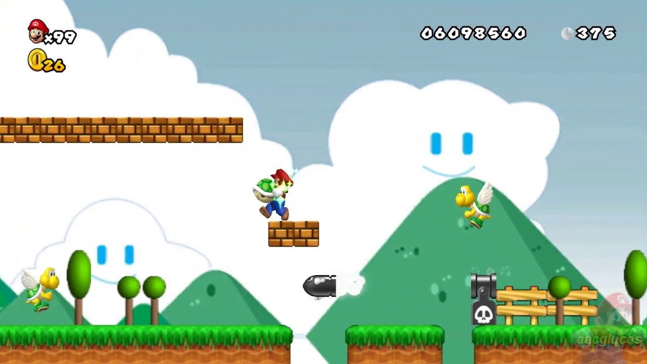 New Super Mario All Stars HD: Super Mario Bros 1 REMAKE 100% Mundo 5, 6, 7 y 8