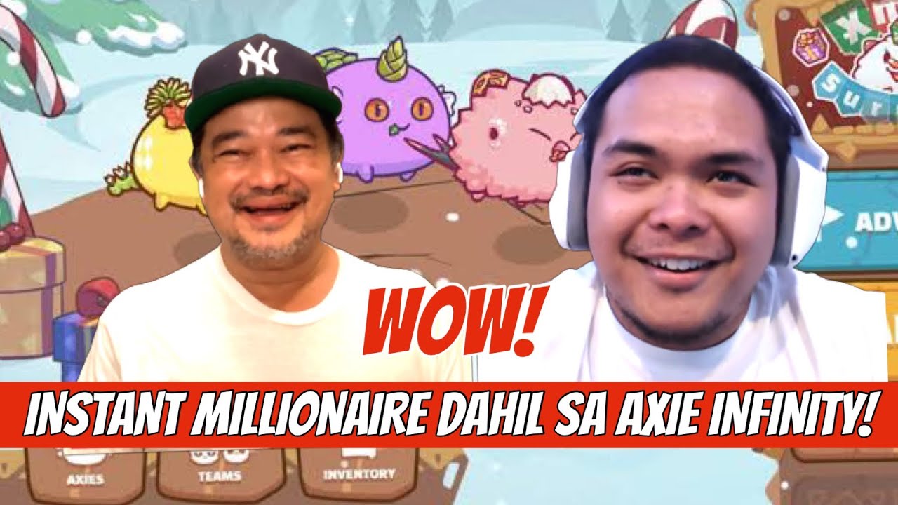 DAHIL SA AXIE INFINITY. EMPLEYADO INSTANT MILLIONAIRE IN 2 MONTHS ! HOW TO BE YOU PO?