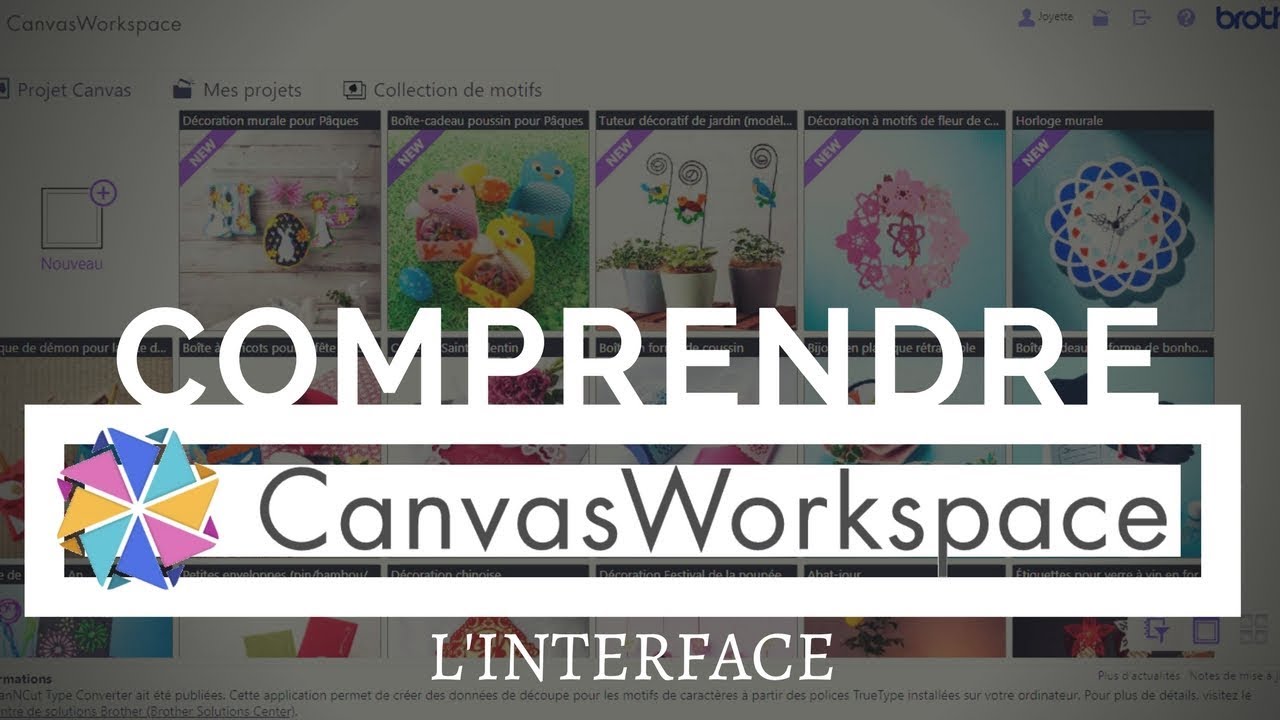 Canvas Workspace,l'interface...