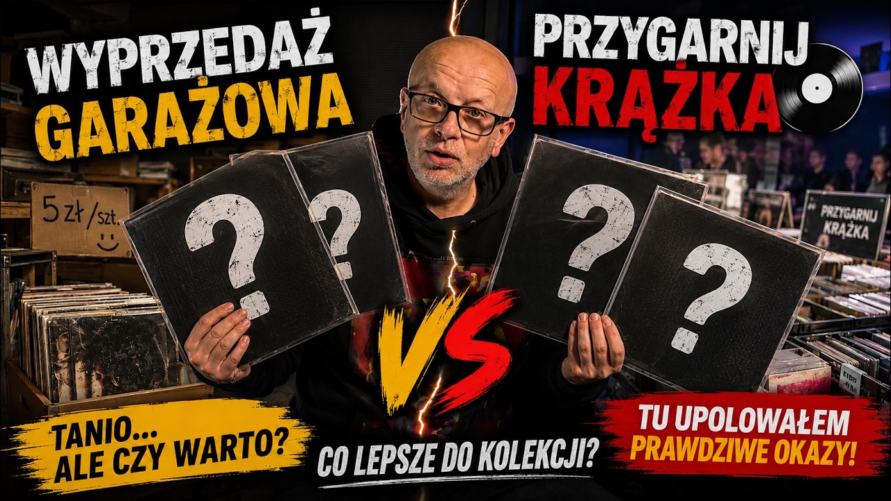 WYPRZEDAŻ GARAŻOWA vs PRZYGARNIJ KRĄŻKA! 😱 Gdzie upolowałem LEPSZE PŁYTY?