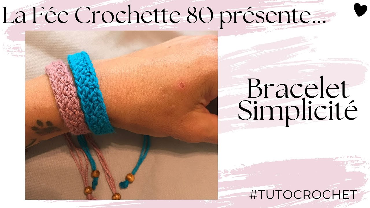 Un Bracelet au crochet pour l'été : modèle Simplicité